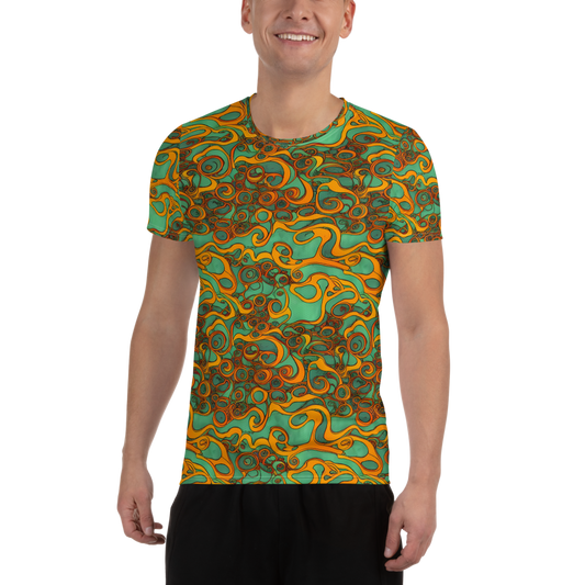 Men's Athletic T-Shirt - Nebula Nodes