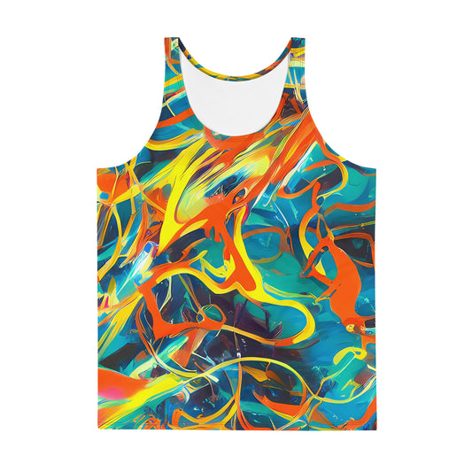 Men's Tank Top - Brown Chaos