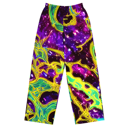 Wide-Leg Pants - Galactic Web