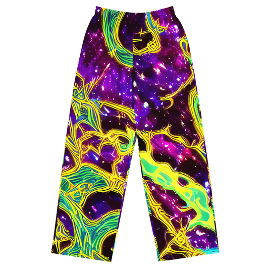 Wide-Leg Pants - Galactic Web