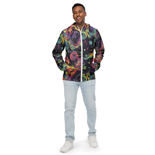 Men's Windbreaker - Psychedelic Drift