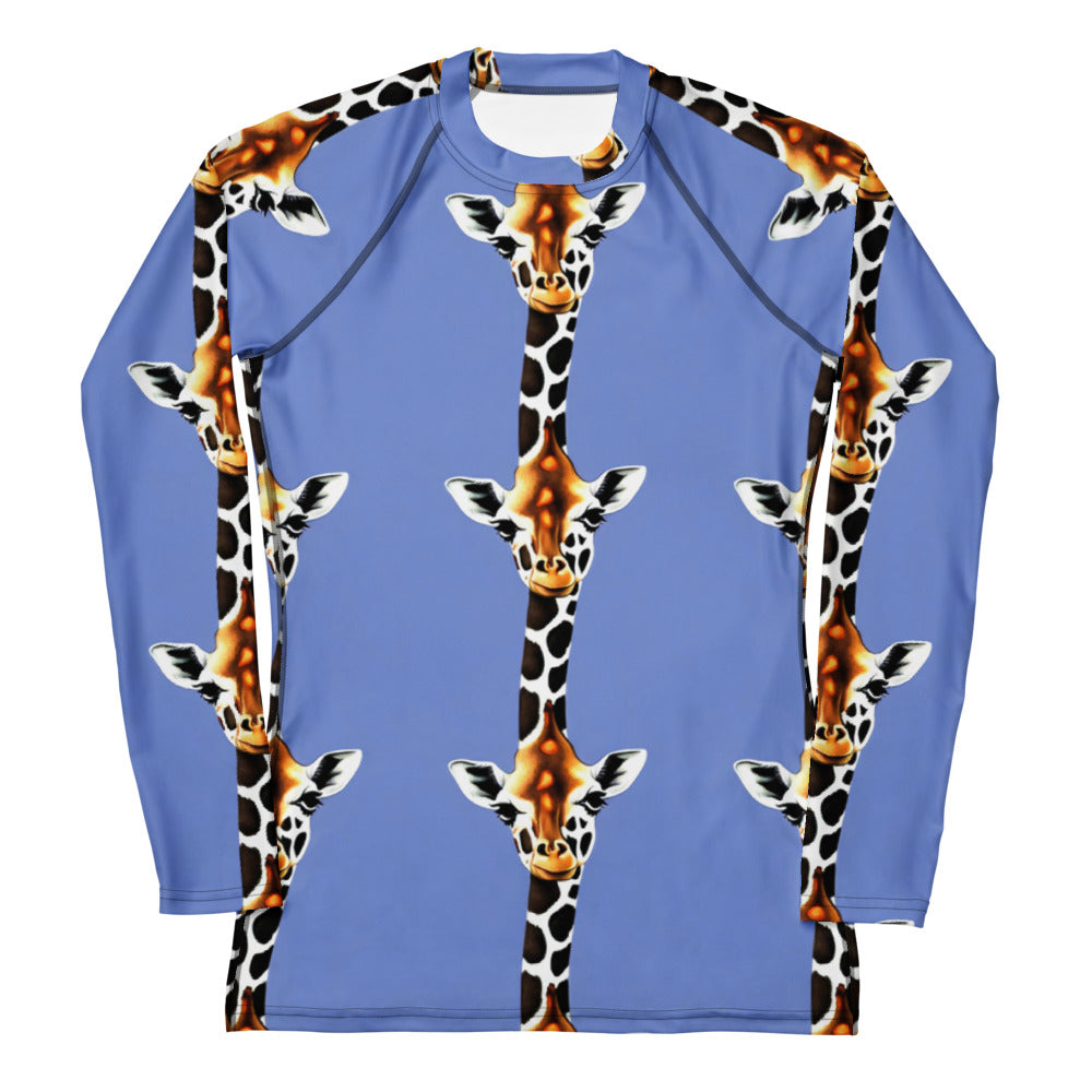 Women's Rash Guard - Giraffe Glow