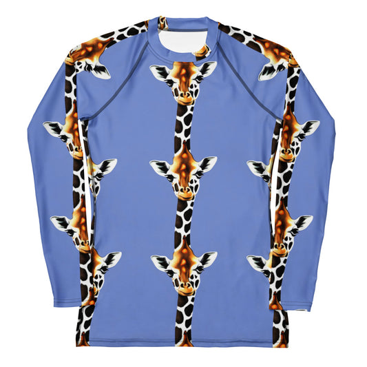 Women's Rash Guard - Giraffe Glow