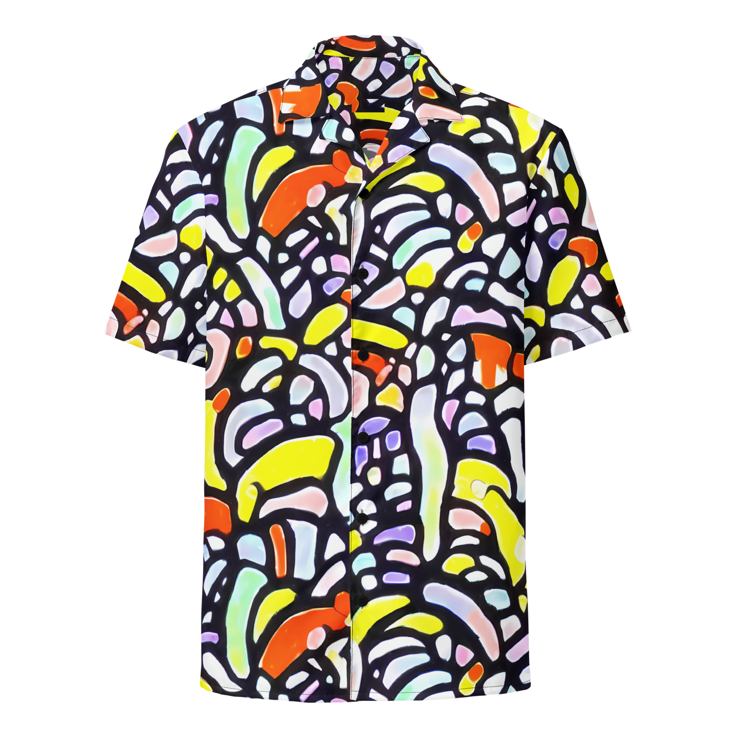 Button Shirt - Cubist Carousel