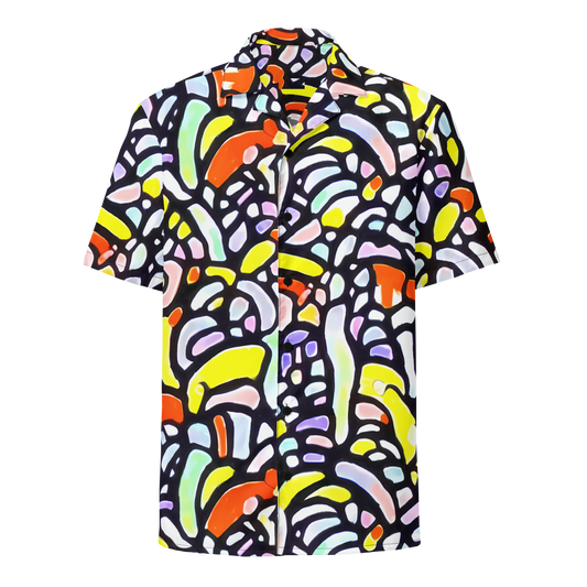 Button Shirt - Cubist Carousel