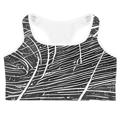 Sports Bra - Silver Echo