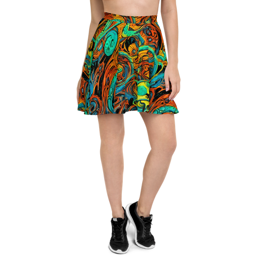 Skater Skirt - Flaming Mirage