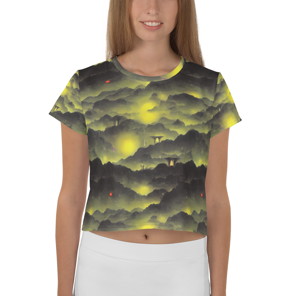 Women's Crop Tee - Spectral Isle