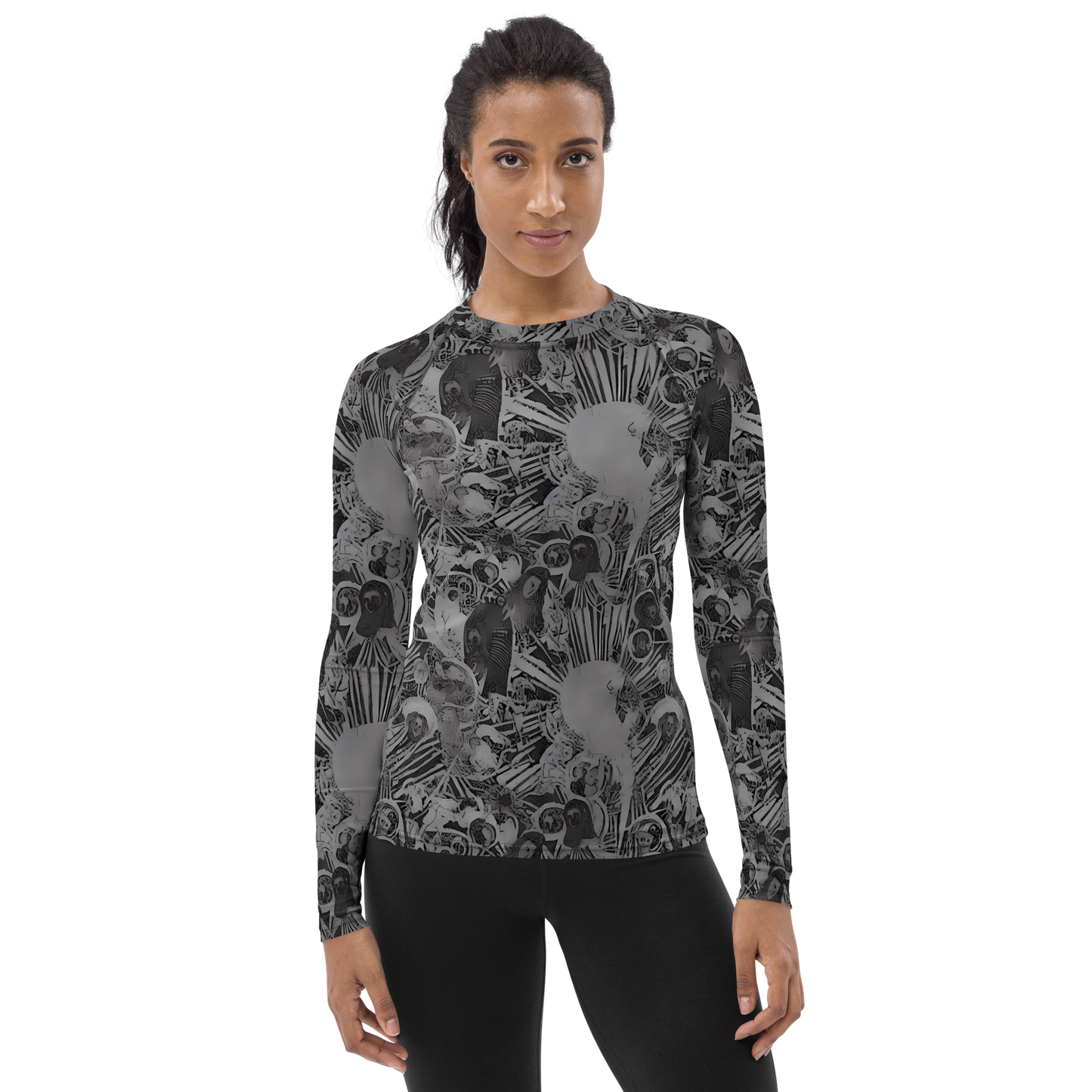 Women's Rash Guard - Dusk Enigma