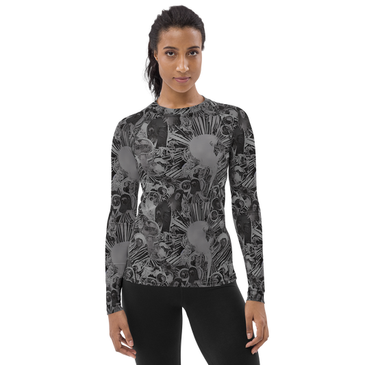 Women's Rash Guard - Dusk Enigma