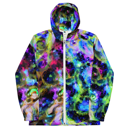 Men's Windbreaker - Fantasy Spiral