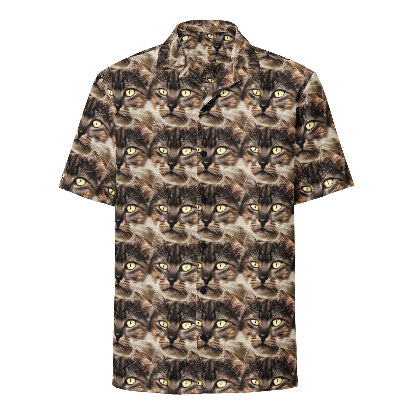 Button Shirt - Feline Reverie