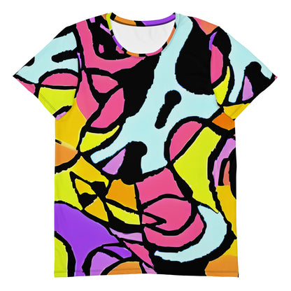 Men's Athletic T-Shirt - Spirals of Joy