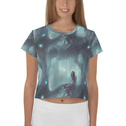 Women's Crop Tee - Liquid Serenity