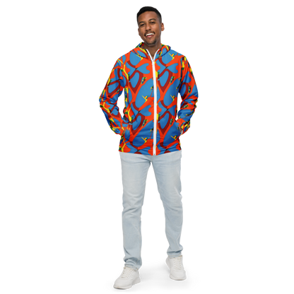 Men's Windbreaker - Fire Ocean Fusion