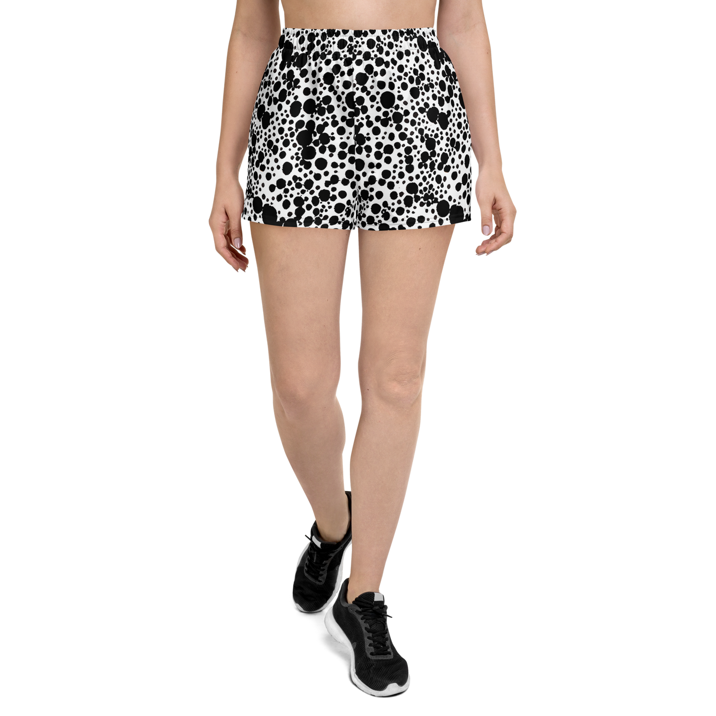 Women’s Athletic Shorts - Dappled Shadow Dance