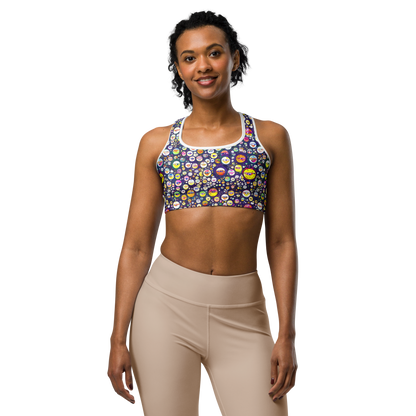 Sports Bra - Whimsical Eyescape