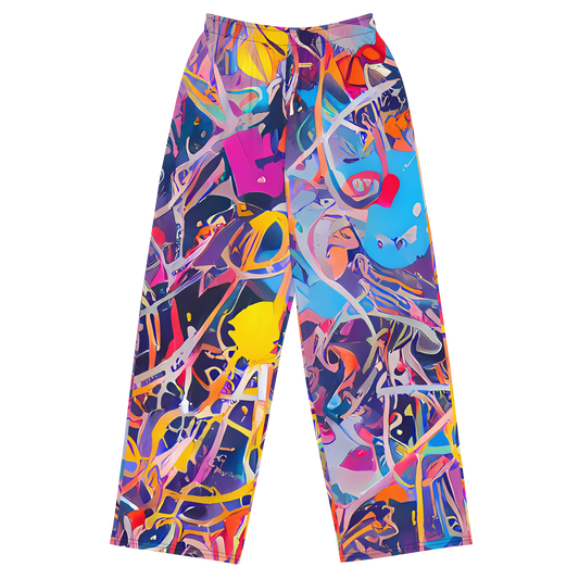 Wide-Leg Pants - Vibrant Fusion