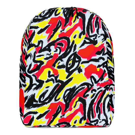 Minimalist Backpack - Cosmic Brushstrokes