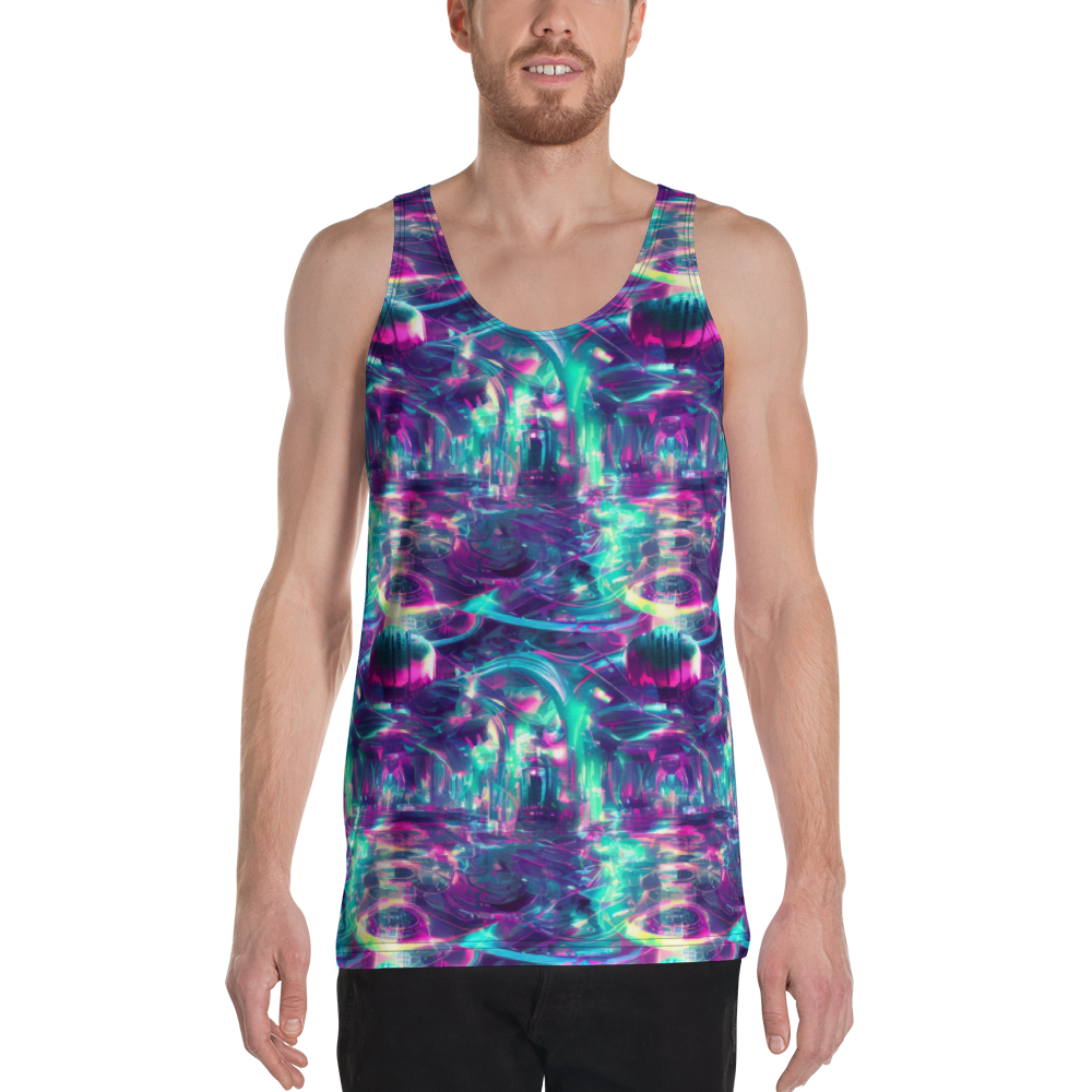 Men's Tank Top - Synthwave Surge