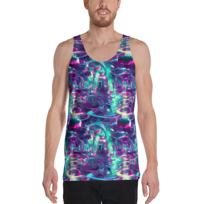 Men's Tank Top - Synthwave Surge