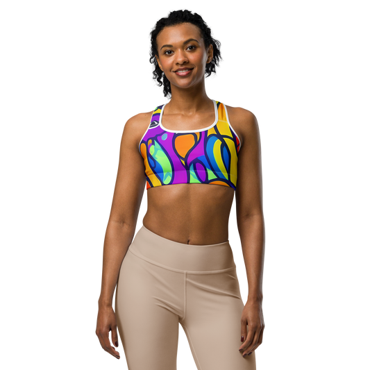 Sports Bra - Kaleido Fish