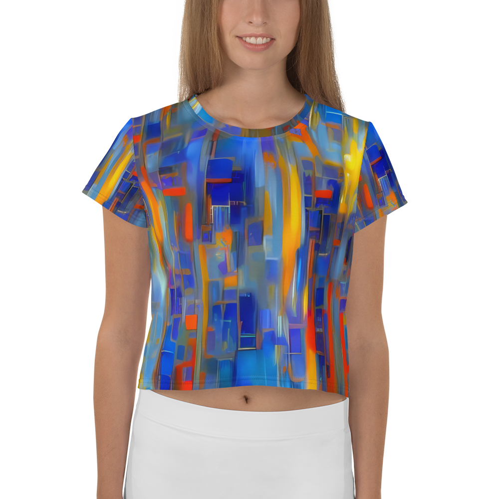 Women's Crop Tee - Neoplastique Flow