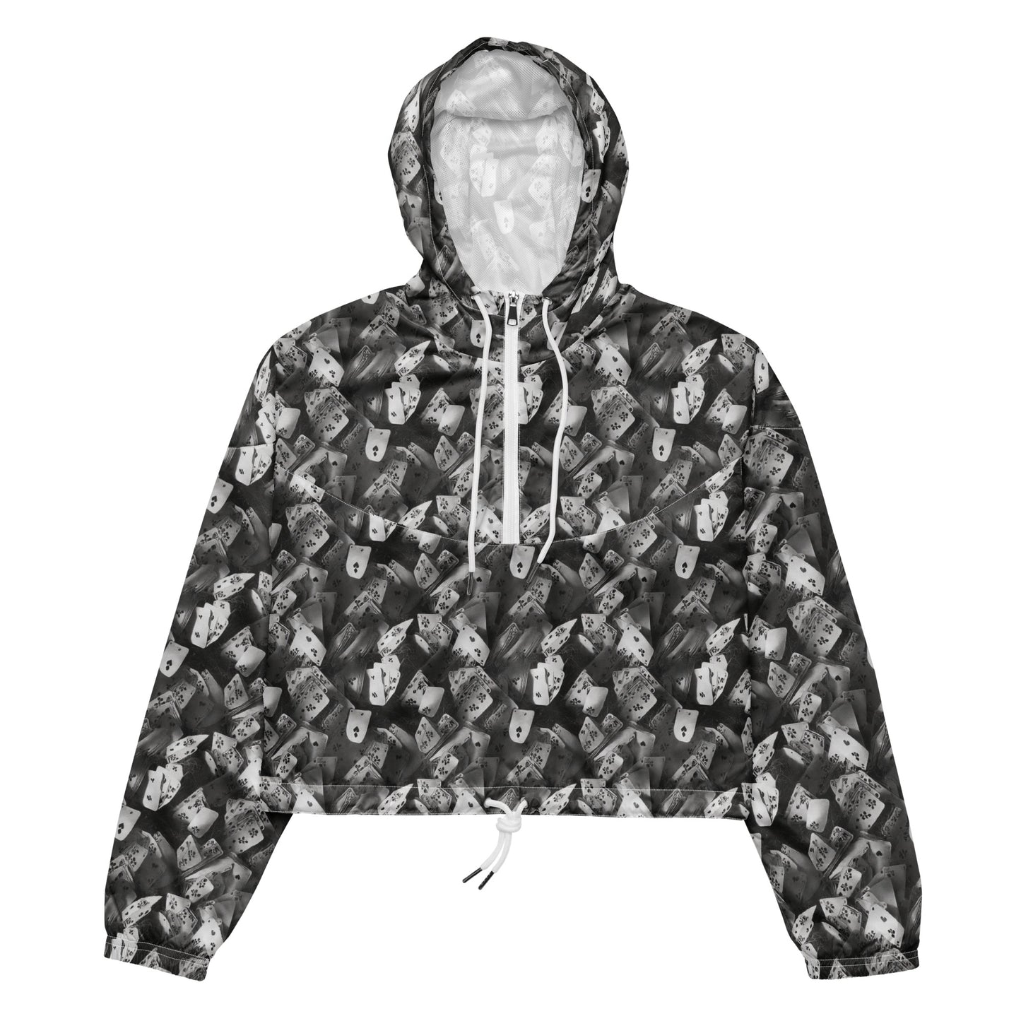 Women's Cropped Windbreaker - Fortune’S Folly