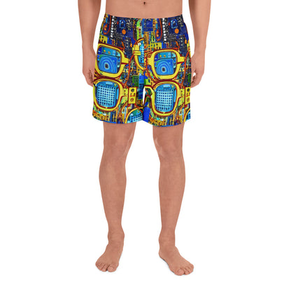 Men's Athletic Shorts - Circuitous Vision