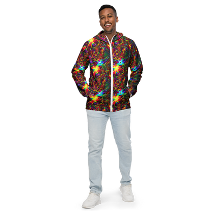 Men's Windbreaker - Stellar Burst