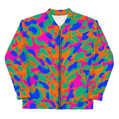 Bomber Jacket - Fluorescent Camouflage