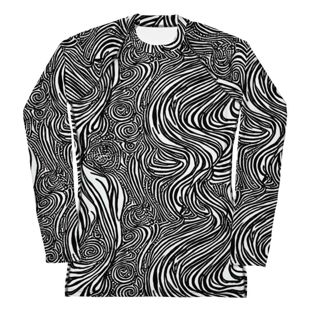 Women's Rash Guard - Tidal Tangle