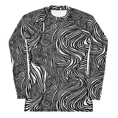 Women's Rash Guard - Tidal Tangle