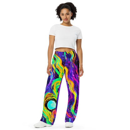 Wide-Leg Pants - Jackson Swirl