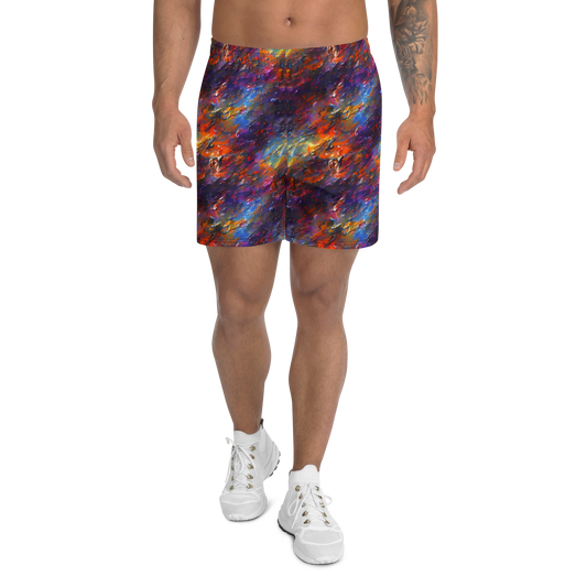 Men's Athletic Shorts - Auroral Ripples