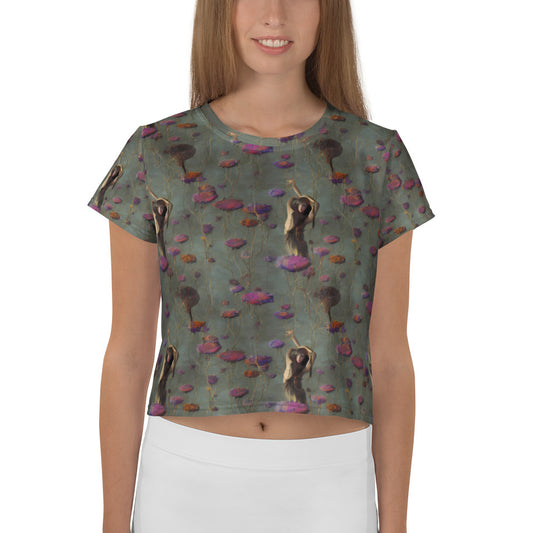 Crop Tee - Ethereal Bloom