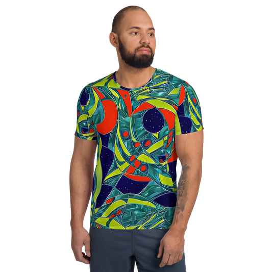 Men's Athletic T-Shirt - Harmonic Mirage