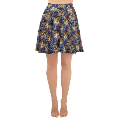 Skater Skirt - Feline Fantasy