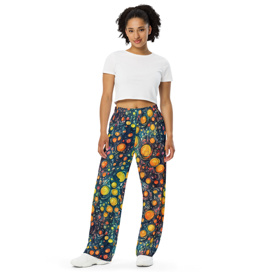 Wide-Leg Pants - Starry Orbits