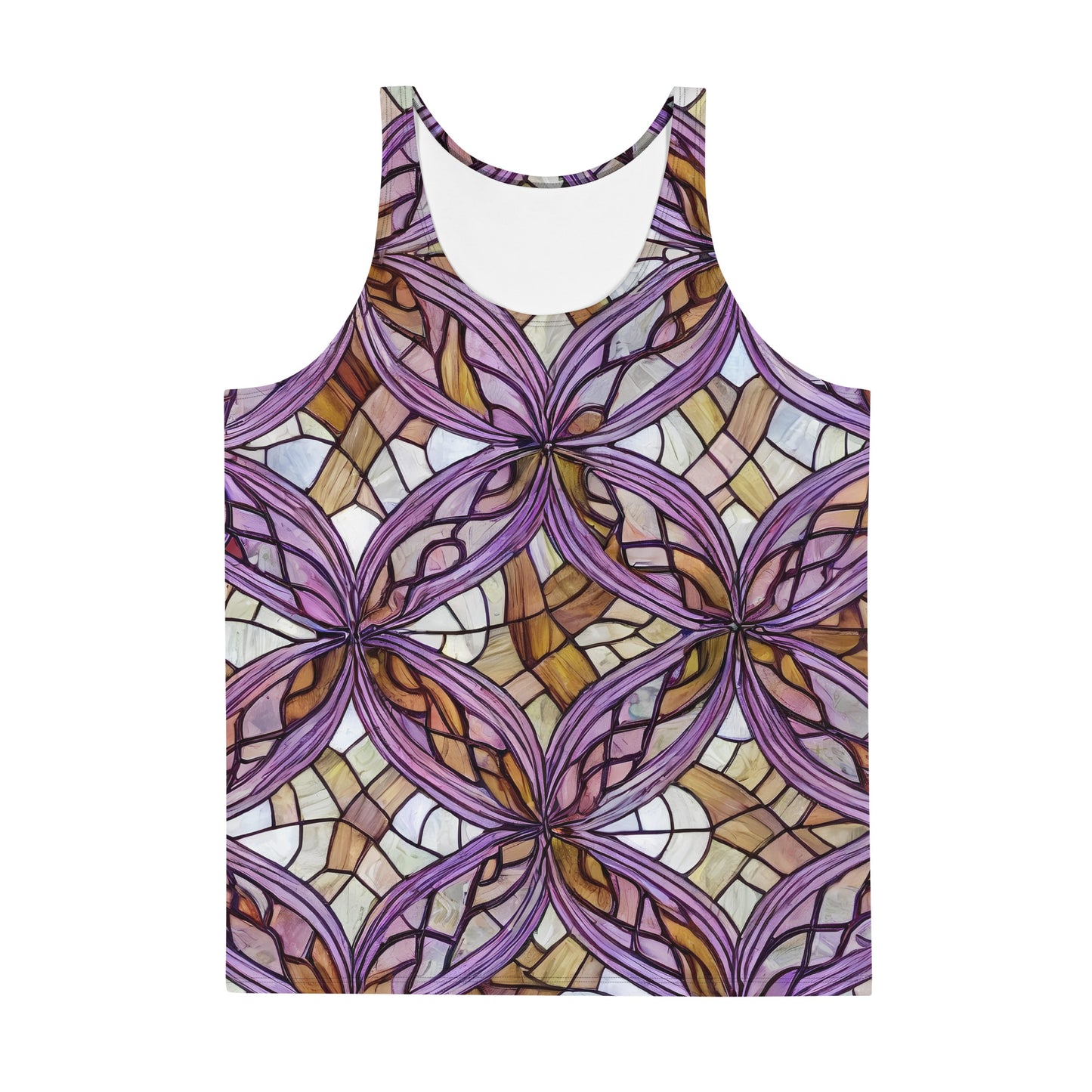 Men's Tank Top - Stained Glass Whirl