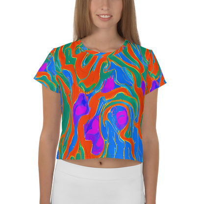 Women's Crop Tee - Childish Strokes