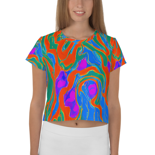 Women's Crop Tee - Childish Strokes