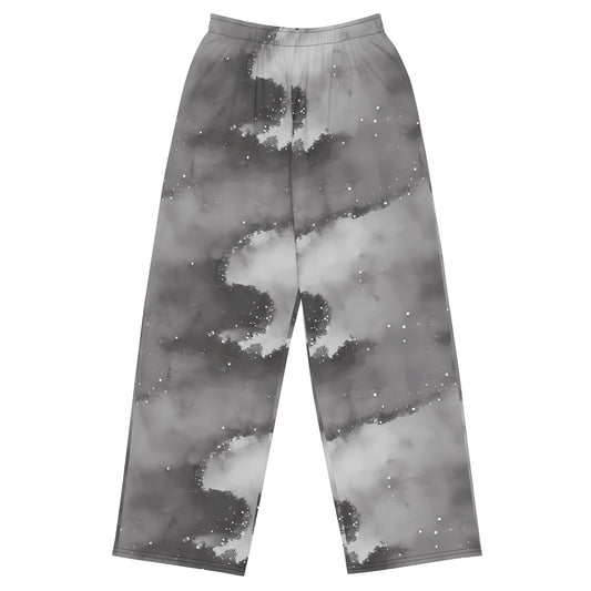 Wide-Leg Pants - Monochrome Dreams