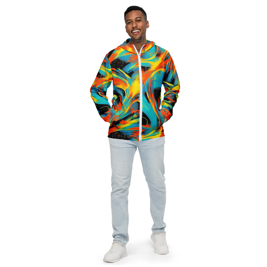 Men's Windbreaker - Solar Swoosh