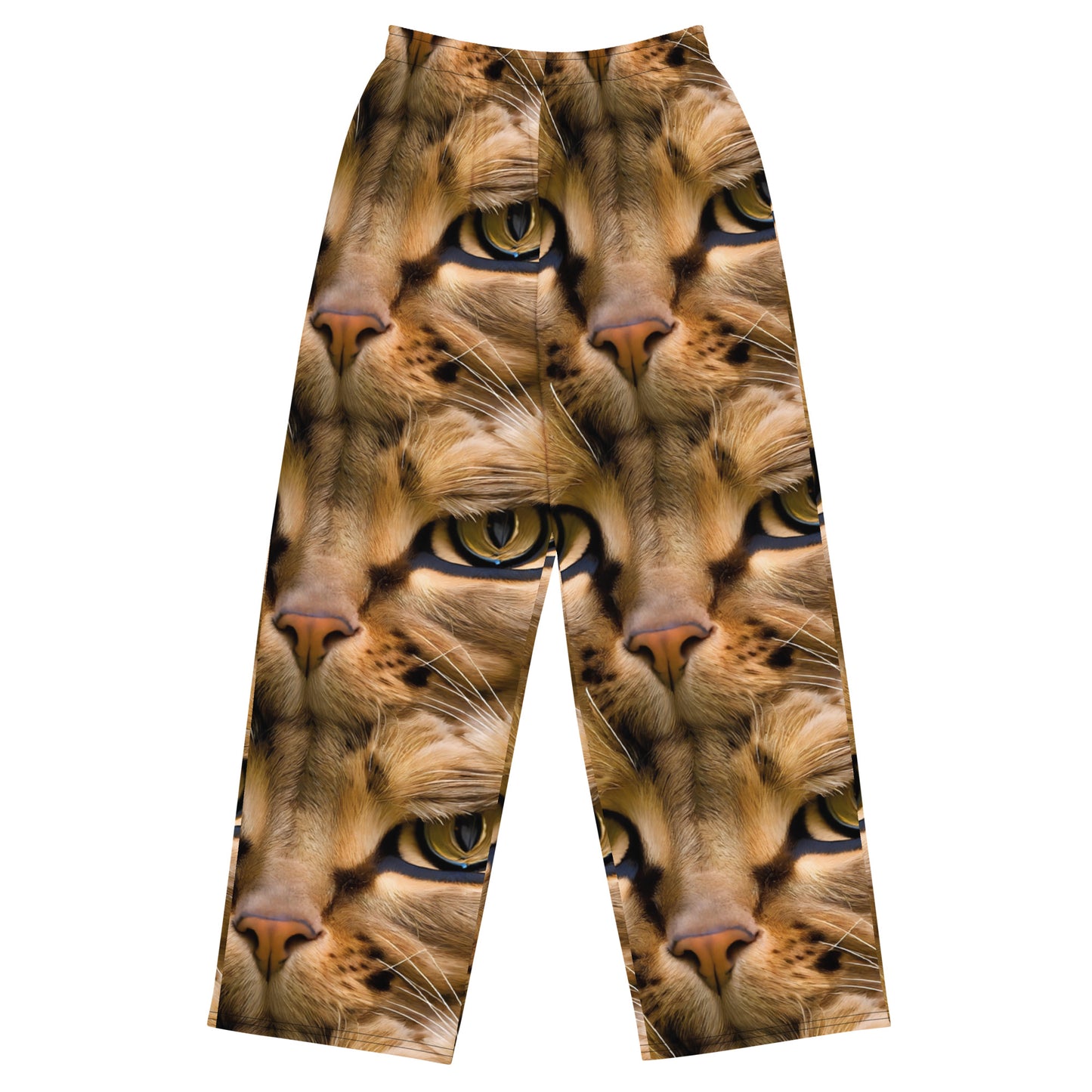 Wide-Leg Pants - Feline Whisper