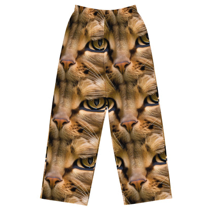 Wide-Leg Pants - Feline Whisper