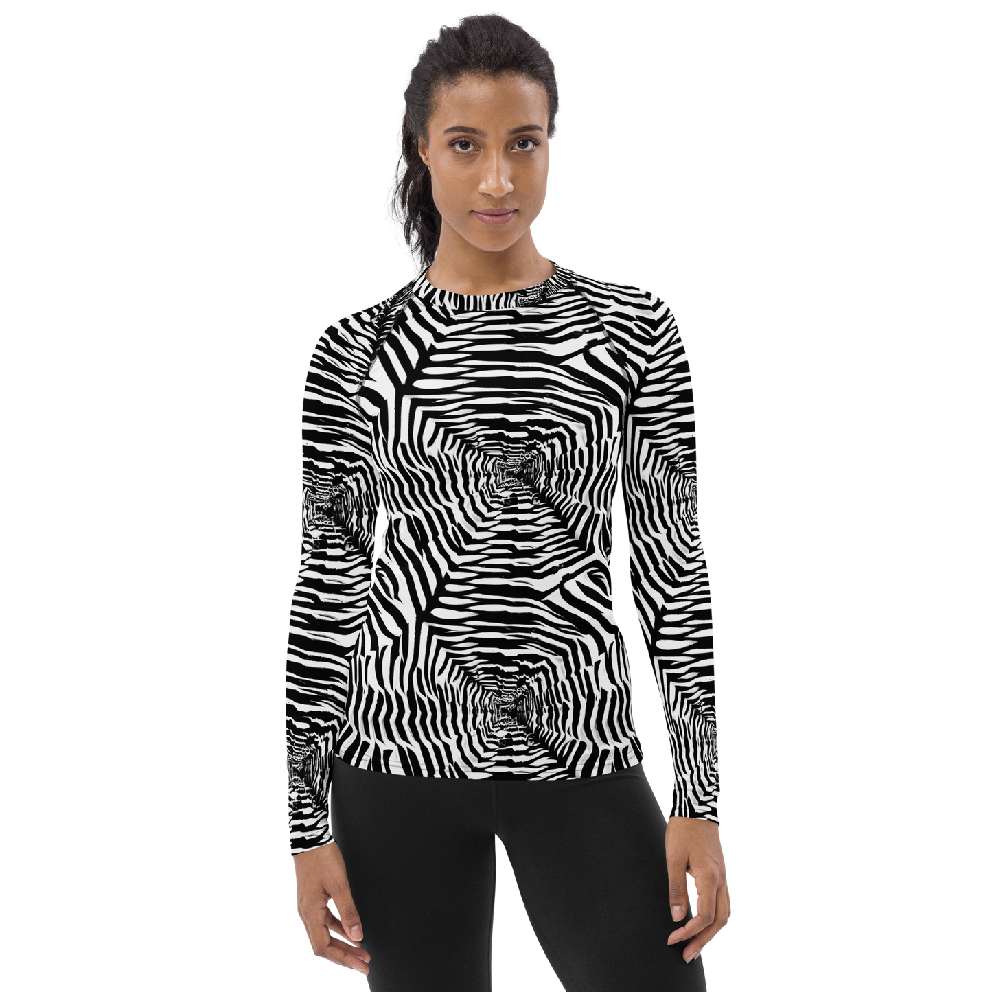 Women's Rash Guard - Shadowed Illusions