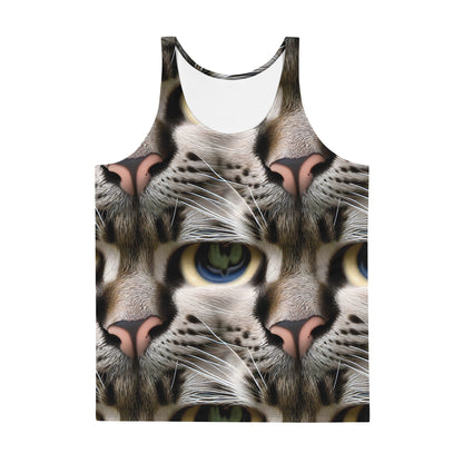 Men's Tank Top - Feline Mirage