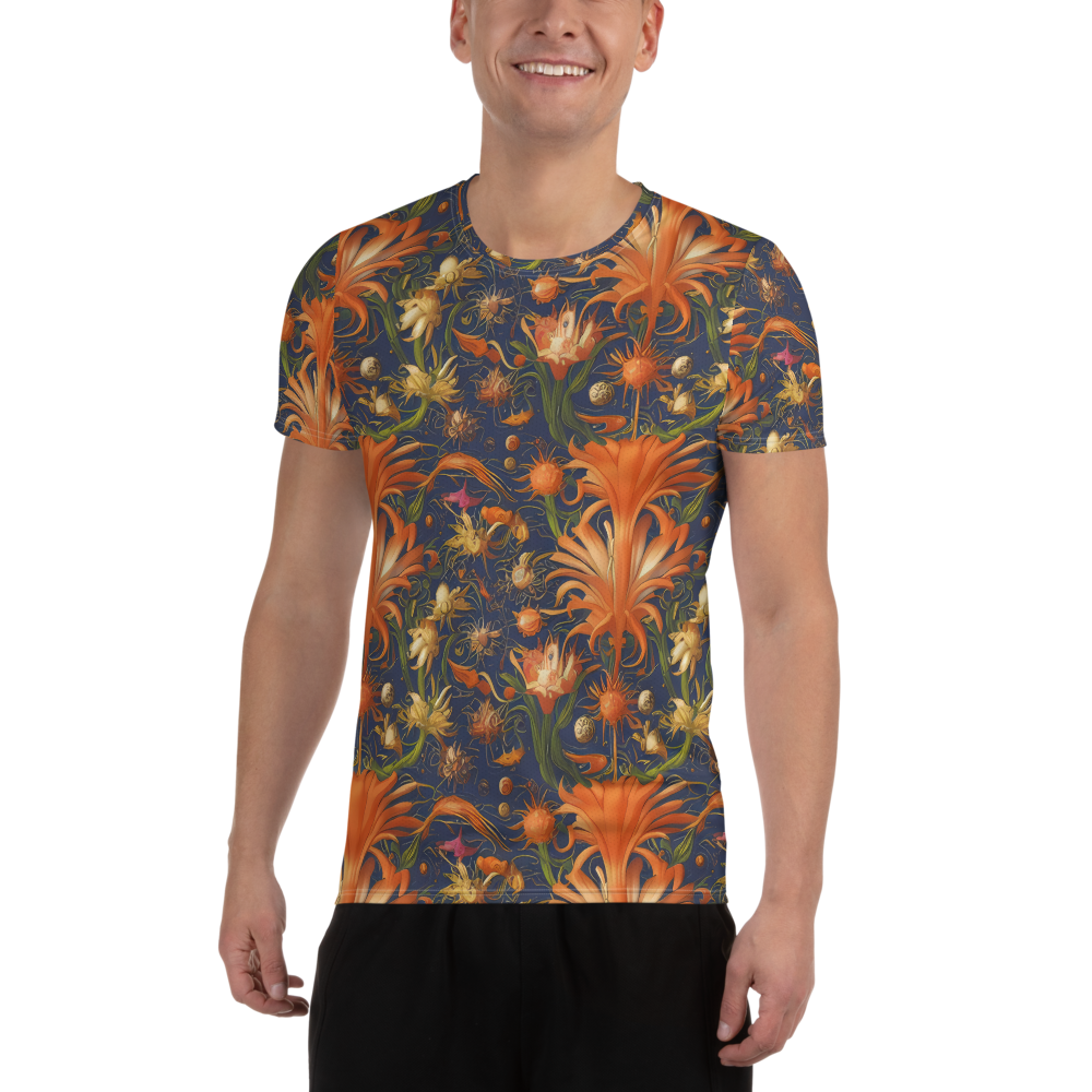 Men's Athletic T-Shirt - Stellar Blooms