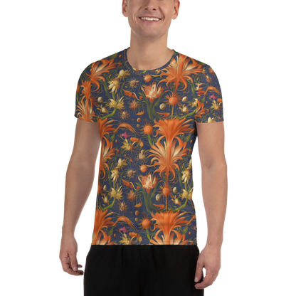 Men's Athletic T-Shirt - Stellar Blooms